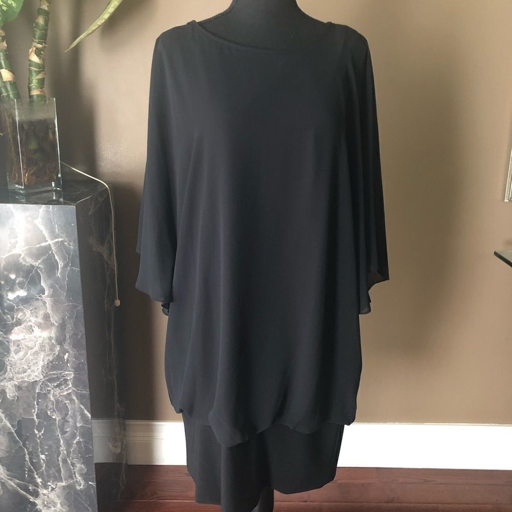 MSK Dress with Bat Sleeves EIC